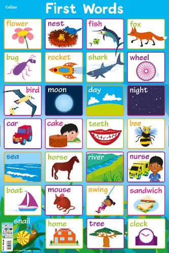 First Words (Collins Children's Poster)