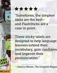 FlashSticks® English Flash Cards (Intermediate)