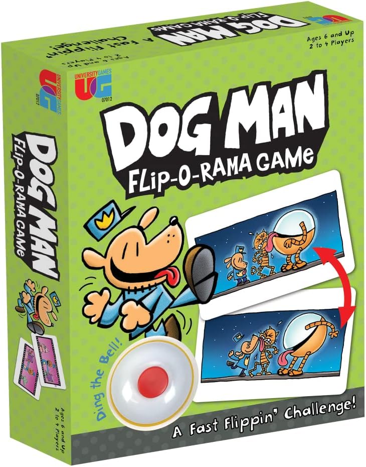 Dog Man Flip O Rama Game | Bookazine HK
