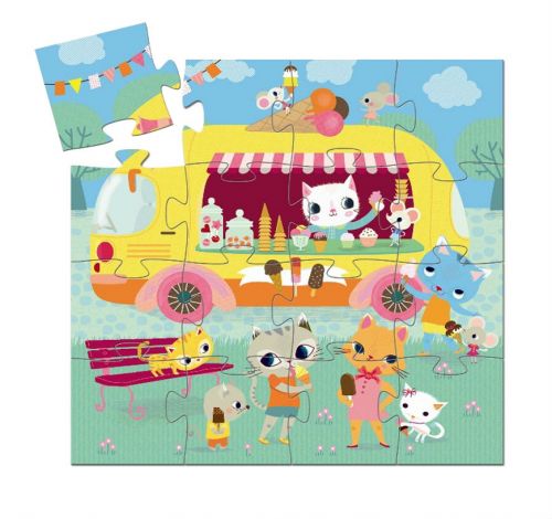 Icecream Truck Mini Jigsaw Puzzle