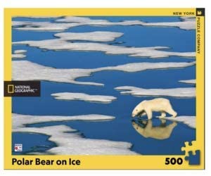National Geographic Polar Bear on Ice Puzzle 500Pcs
