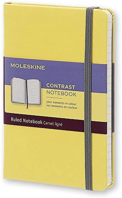 Limited Collection Contrast Notebook Hardcover Pocket Citron Yellow