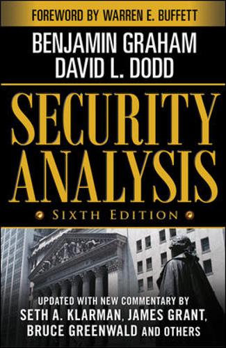 Security Analysis 第六版 Security Analysis: Sixth Edition, Foreword by Warren Buffett