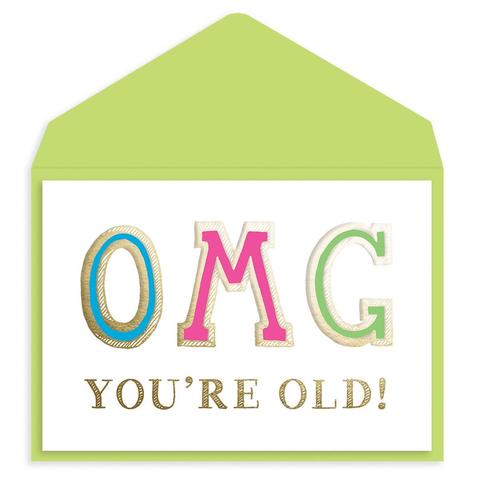 Omg You're Old Birthday Card - Bookazine