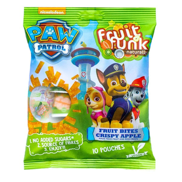 Fruit Funk - Paw Patrol Crispy Apple Bag 100G