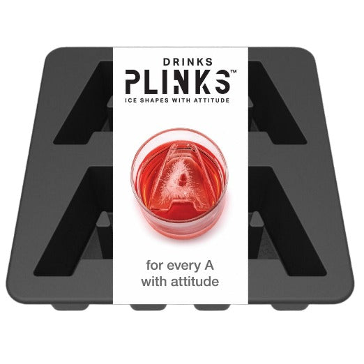 DrinksPlinks™ Ice Cube Tray - A Is For Attitude