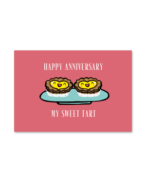 Happy Anniversary My Sweet Tart Greeting Card | Bookazine HK