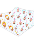 Boba+Egg Waffle Bibs 2 Pcs Set | Bookazine HK