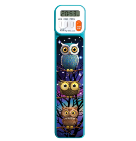 Mark-My-Time - Timer Bookmark 3D Owl
