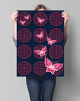 Butterflies & Lattice Tea Towels Pack of 2 | Bookazine HK