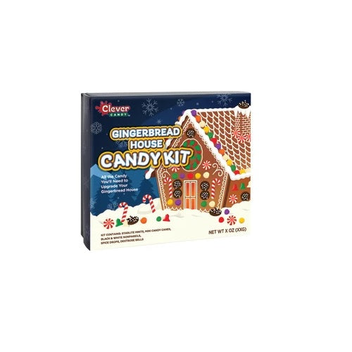 CLEVER CANDY GINDERBREAD HOUSE CANDY KIT 13OZ