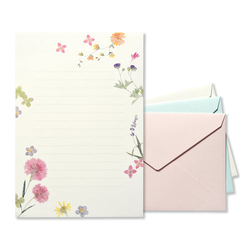 Embossed Flower Letter Set Bookazine