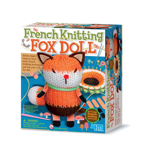 4M French Knitting Fox Doll