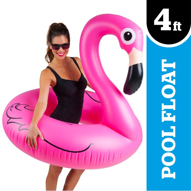 GIANT PINK FLAMINGO POOL FLOAT