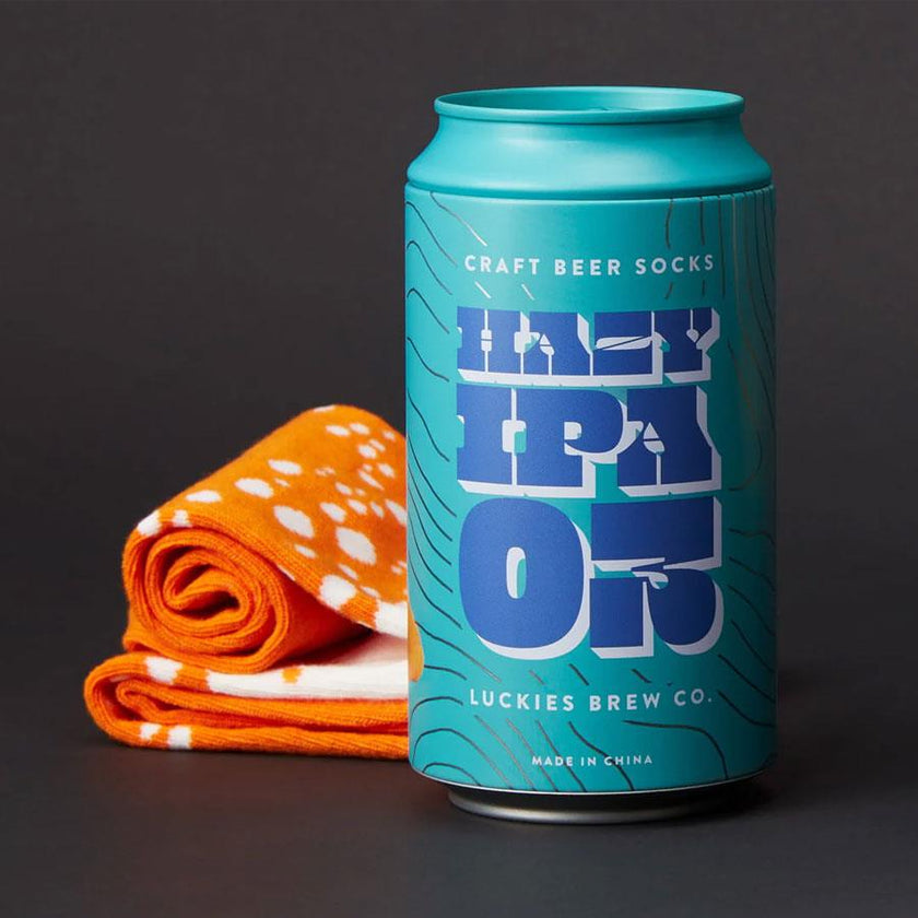 HAZY IPA BEER SOCKS IN A TIN
