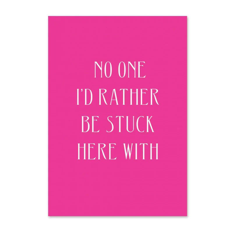 Stuck Here With You Card | Bookazine HK