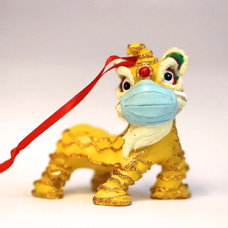 Yellow Masked Lion Dance | Bookazine HK