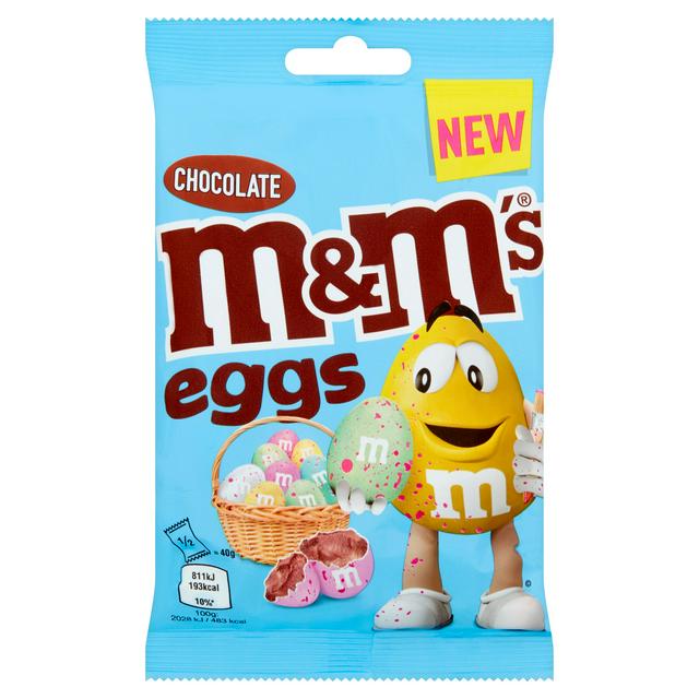 M&M CHOCOLATE EGGS 80G