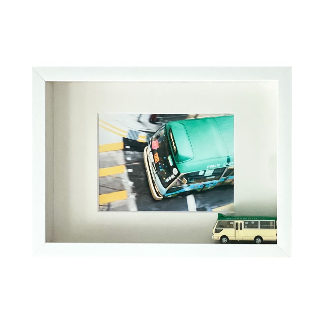 Mini Bus 3D White Frame | Bookazine HK
