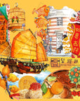 Hong Kong Collage Greeting card (Lorette E. Roberts) | Bookazine HK