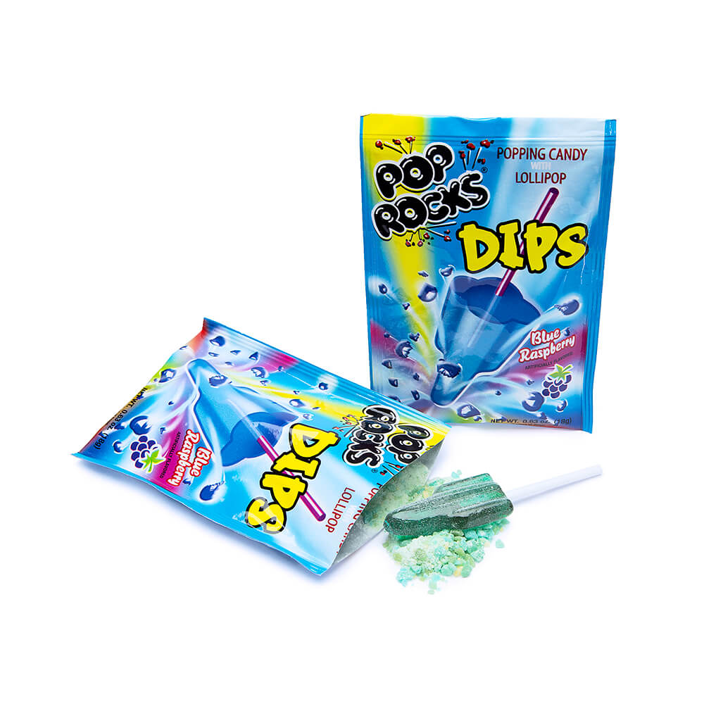 POP ROCKS BLUE RASPBERRY DIPS