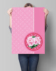 Lattice, Cranes & Peony Tea Towels Pack of 2