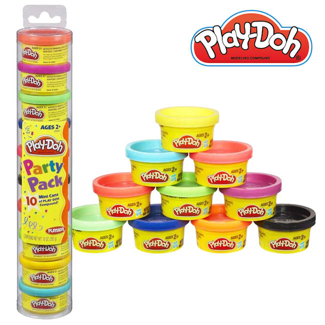 Play Dough Set Play-Doh Modeling Compound 2-Pack - 3oz Neon Colors For Kids Creative Play Play Doh