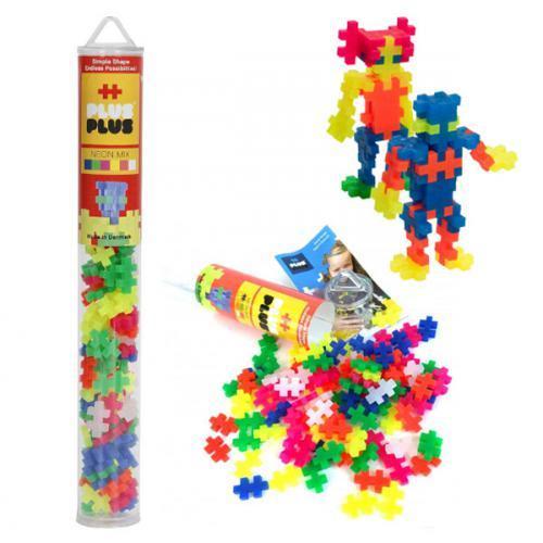 Plus-Plus Neon Mix - 100 pcs Tube