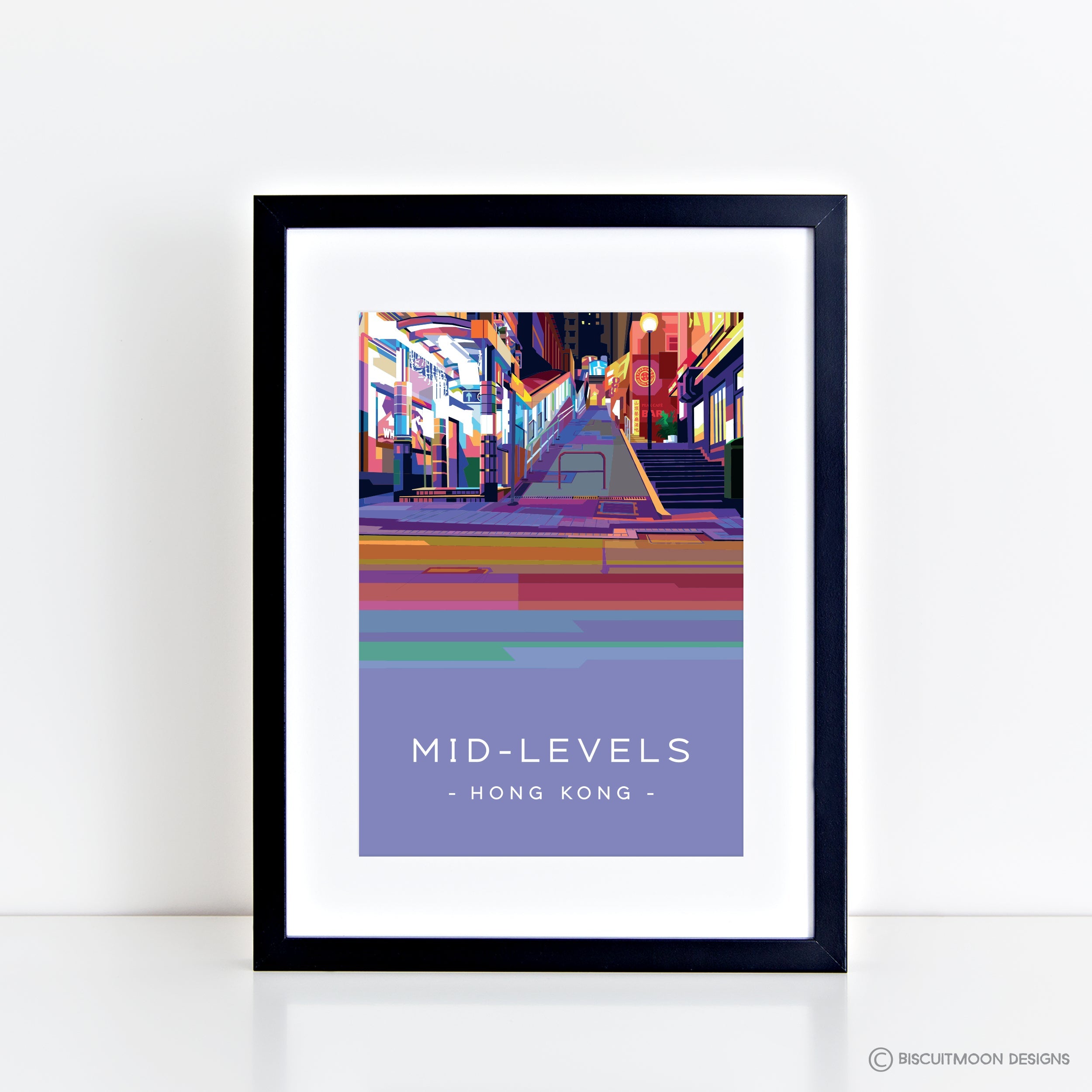 Hong Kong Mid Levels Print | Bookazine HK