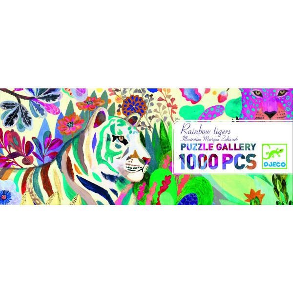 Rainbow Tigers Gallery Puzzle