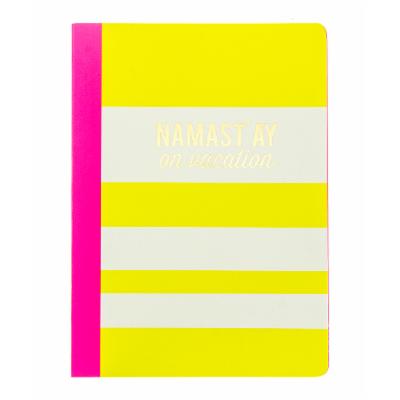 &#39;Namast&#39;ay on Vacation&#39; Softcover Journal