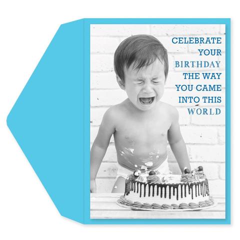 Naked & Screaming Birthday Card - Bookazine