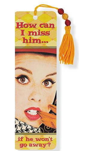 Beaded Bookmark How Can I Miss Him?