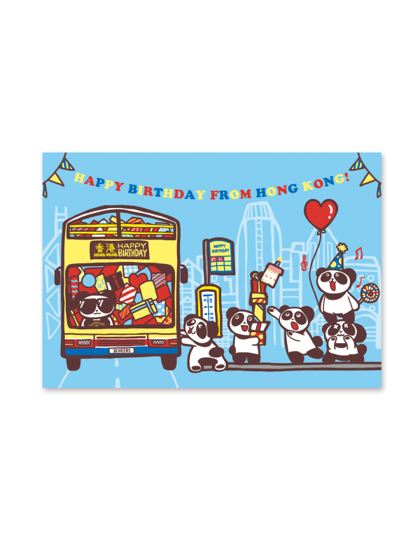 Panda Bus Blue Card | Bookazine HK