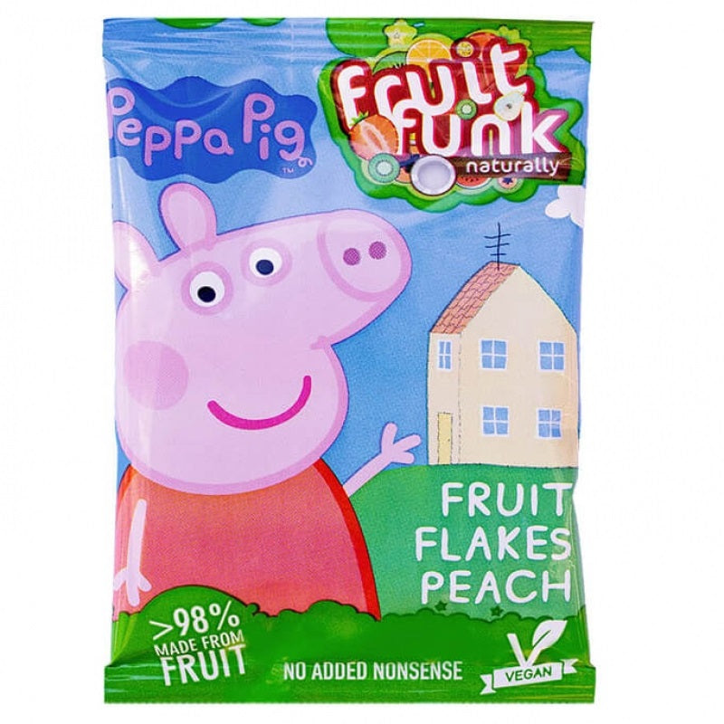 Peppa Pig Bag of snack from Fruit Funk, Fruit Flakes in Peach - Bookazine