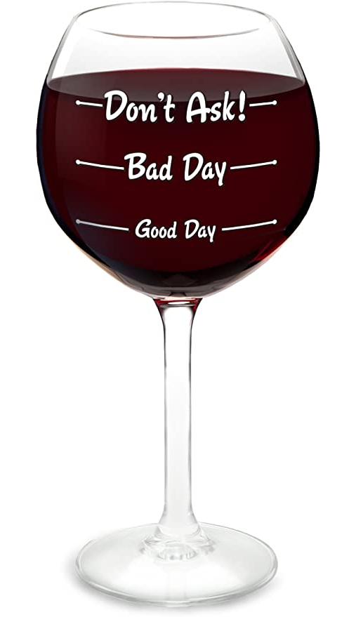 How Was Your Day Wine Glass