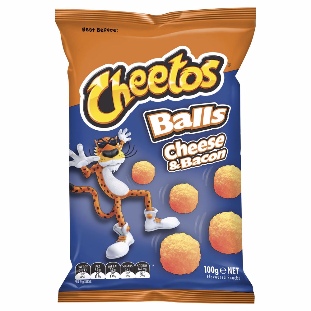 Smith's Cheetos Cheese & Bacon Balls 90G