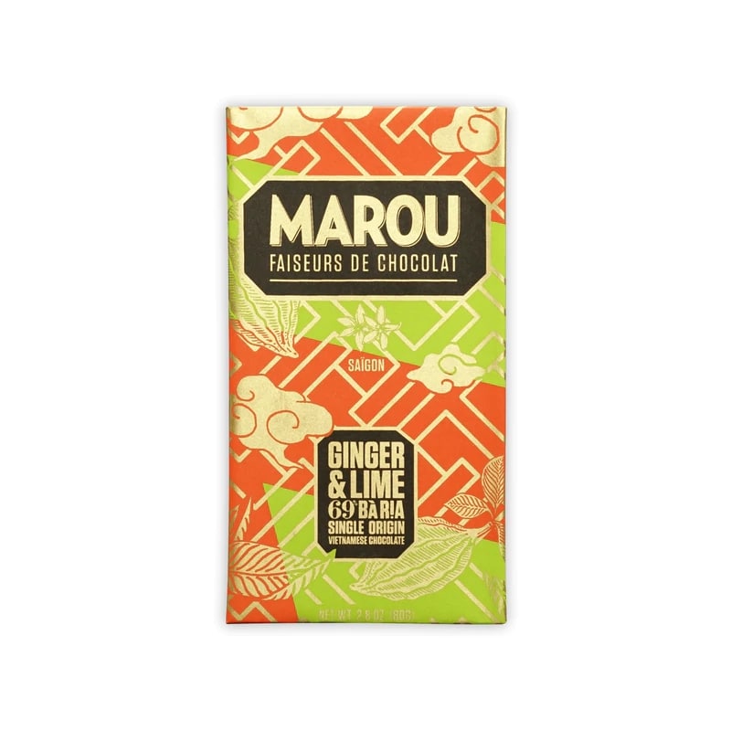 Marou - Ginger & Lime 69% Ba Ria 80G