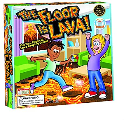 The Floor is Lava - Interactive Game for Kids and Adults - Promotes Physical Activity - Indoor and Outdoor Safe