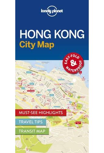Lonely Planet Hong Kong City Map