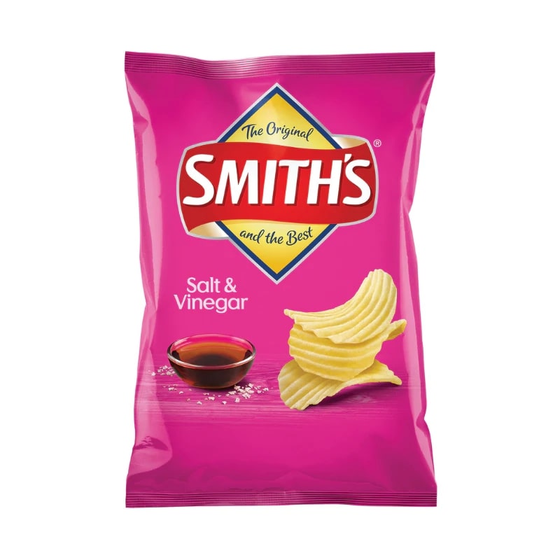 Smith&#39;s Salt &amp; Vinegar Crinkle Cut 45G