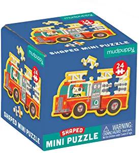 Fire Truck Shaped Mini Puzzle