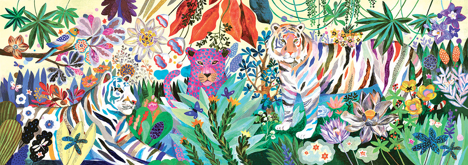 Rainbow Tigers Gallery Puzzle