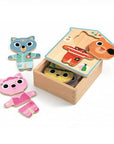 Wooden Puzzle Dressup Mix - Bookazine