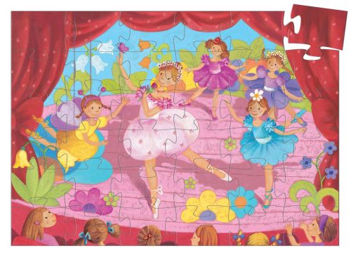 Puzzle Ballerina With Flower