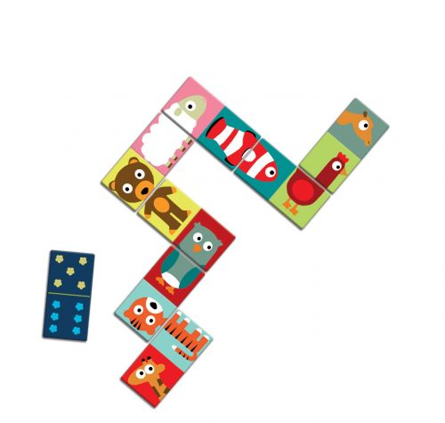First Game Domino 28Pc Puzzle