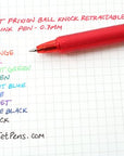 Pilot FriXion Ball Knock Retractable Gel Ink Pen - 0.7 Mm - Violet
