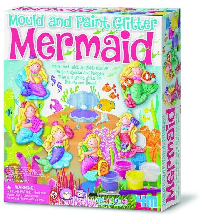 4M Mould &amp; Paint Glitter Mermaid