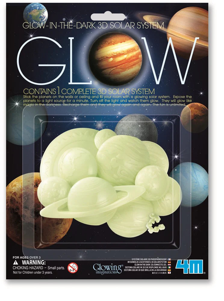 Glow In The Dark 3D Solar System - Bookazine HK
