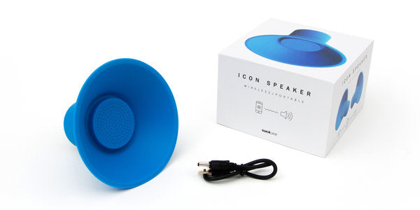Icon Speaker - Blue | Box & USB cord